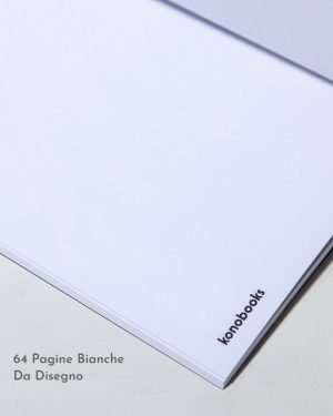 Quaderno da disegno ecologico - Quaderno da disegno in carta riciclata Konobooks