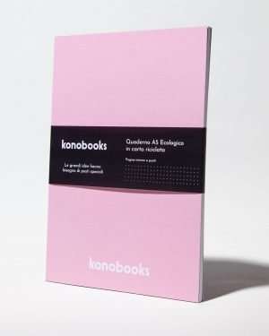 Pink Pearl - Quaderno con copertina perlata ecologica fsc - Konobooks