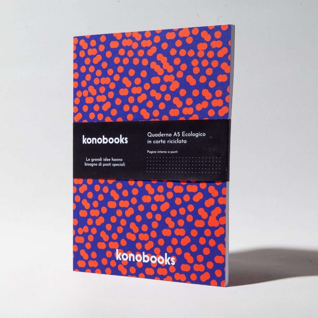 Quaderno Puntinato Ecologico Colorato Konobooks