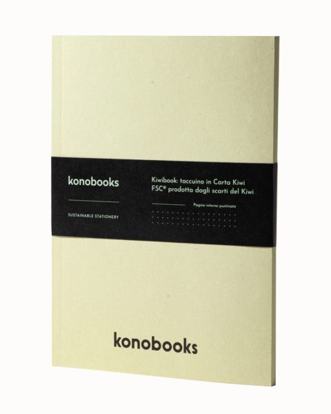 Kiwibook taccuino ecologico in carta kiwi di Konobooks