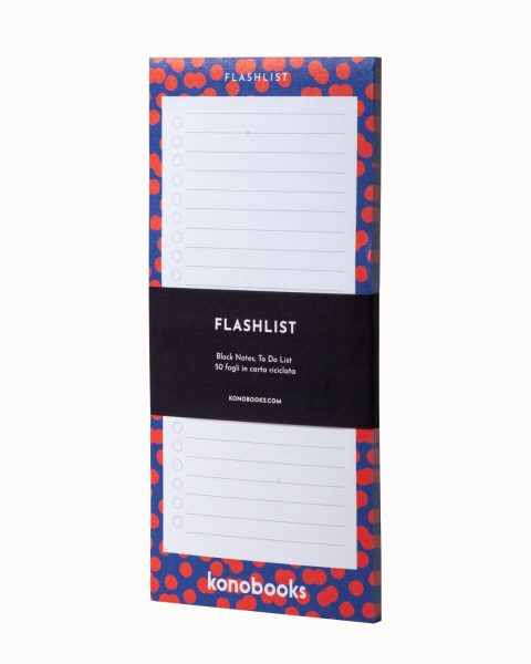 FlashList block notes to do list in carta riciclata Konobooks