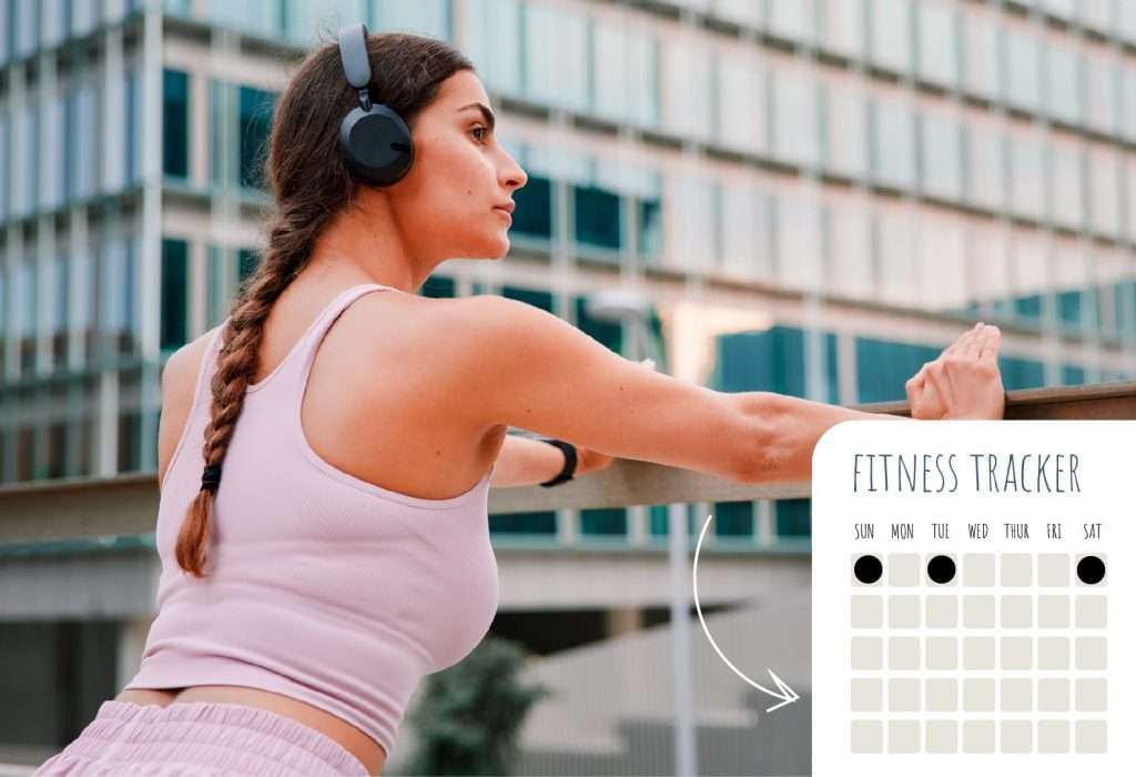 Fitness Tracker - Habit Tracker per il tuo Bullet Journal_Tavola disegno 1