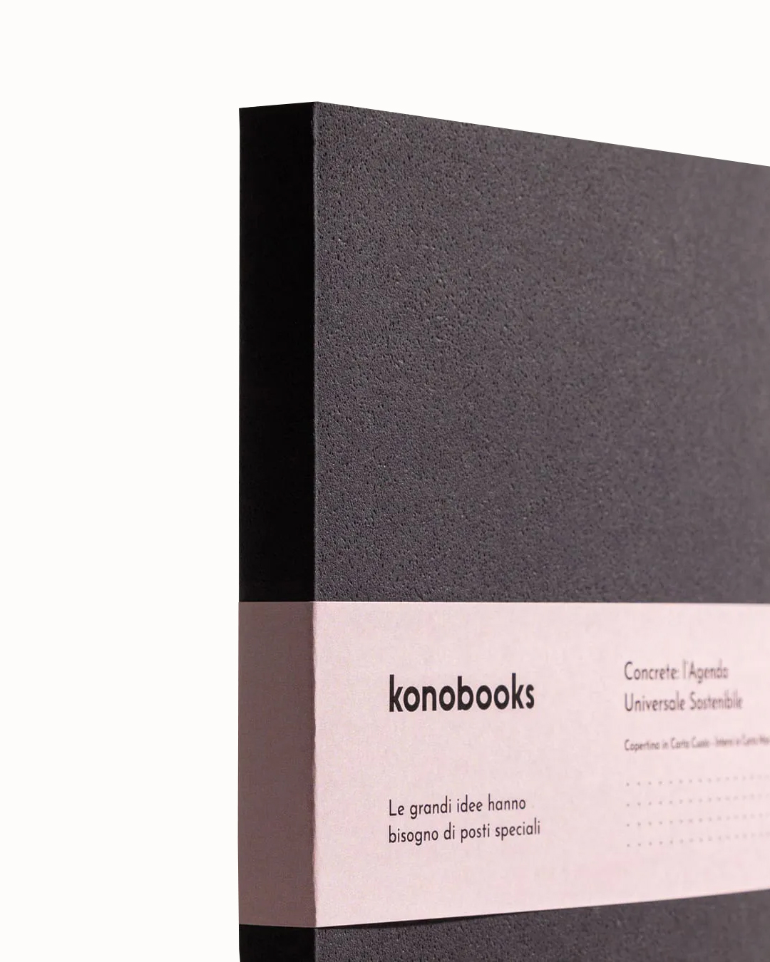 Agenda Universale Sostenibile Nera di Konobooks Agenda Universale Sostenibile Nera di Konobooks