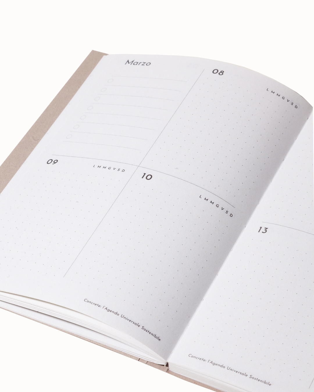 Agenda Konobooks Concrete Grey Agenda Konobooks Concrete Grey
