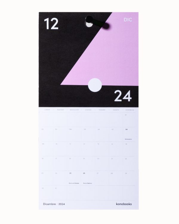 Calendario 12 mesi konobooks