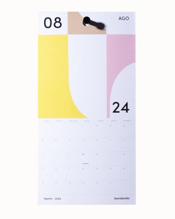 Calendario 2024 Grafiche astratte